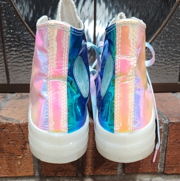Iridescent Converse High Tops - Picture 5 of 8